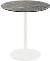 Urban Terrastafel Wit Frame + Galaxy Marble HPL 70 cm - Essentials 130021570