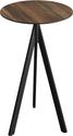 Essentials Infinity Tripod Statafel Zwart Frame + Tropical Wood HPL 70 cm - 140041270