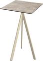 Essentials Infinity Tripod Statafel Zand Frame + Moonstone HPL 70x70 cm - 140061377