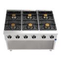 Gas Hob On Open Cabinet With 6 Burners (39,0 KW) - Mastro ACA2023