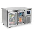 Refrigerated Counter Pass-Through With 2+2 Glass Doors GN1/1 Both Sides, -2°/+8°C - WiFi - Virtus BNA0064/FNG