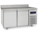 Freezer Counter For Pastry 2 Doors 600x400 mm With Granite Top With Upstand, -10°/-25°c, Virtus BNZ0003