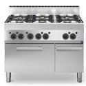 Gas Range - 6 Burners - 1 Gas Oven - 1 Closed Cabinet - MS6511CFG