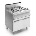 Gas Fryer On Closed Cabinet, 2x 15 Litres - Virtus MS78FRG15