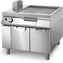 Gas Griddle Smooth On Cabinet With Door, Two-Sided Panel Control, Virtus VS110100FTG