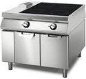 Induction Plate With 4 Plates On Cabinet With Doors,  Two-Sided Panel Control, Virtus VS110100IND