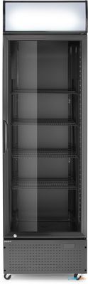 Arktic 236932 Backbar koelkast met lichtbak, enkele deur, , 254L, Zwart, 220-240V/250W, 578x605x(H)1980mm
