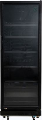 Exquisit ELDC350.3XLB Glasdeur Koeler - Zwart - Deurslot - LED - Ventilator 1