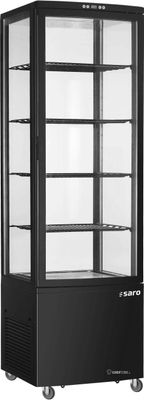 SARO Koelvitrine 235 Liter Model SVEN Zwart - SVEN ZWART