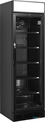 TEFCOLD Stijlvolle Zwarte Flessenkoeler met Kap - CEV425CP BLACK