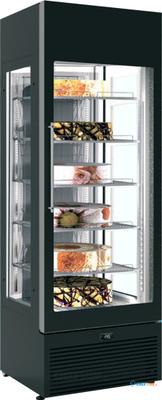 Framec GEVENTILEERDE DIEPVRIESVITRINE +5/-22°C - 3 ZIJDEN GLAS - 5 GRILLES - VENERE NV