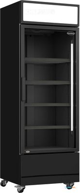 KOELKAST GLASDEUR FCU-370 BL - Combisteel 7455.2104