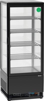 Bartscher Mini Koelvitrine 98L SW - 700398G 1