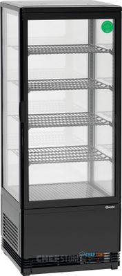 Bartscher Mini Koelvitrine 98L SW - 700398G 1