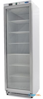 Maxima Vrieskast - 400 L - Wit - met Glazen Deur - 09405019