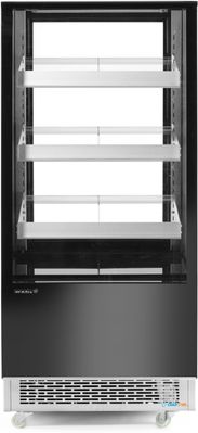 Koelvitrine | 300L-144cm(h) | 3 schuine schappen | Wielen | Arktic 233306