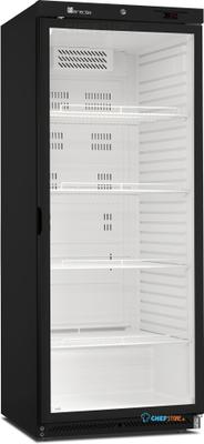 TOPCOLD GLASDEUR KOELER 488lt ZWART - AP600 GB