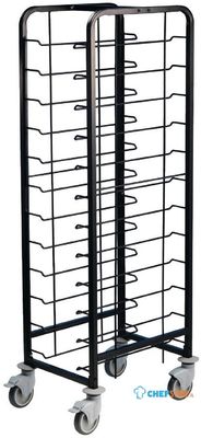 EAIS gepoedercoate serveerwagen 12 bladen | DP290