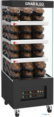 SARO Zelfbedieningsverwarmingsvitrines 4/5 Zones Model 6MCV4LS.I 1