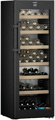 Liebherr Wijnklimaatkast Vinidor met BlackSteel Glasdeur - WPBSI 5052