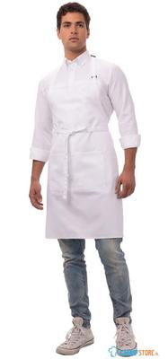 Chef Works halterschort wit | A923 1