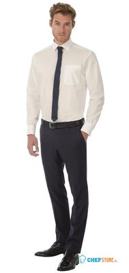 B&C Heritage LSL Shirt Heren - Gastronoble O3201-XXXXL