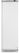 Arktic 236024 Koelkast in wit gelakte stalen behuizing, , 600x701x(H)1876mm