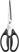HENDI 782590 Keukenschaar, , Zwart, (L)252mm
