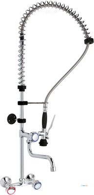 HENDI 810293 Spoelkraan, wandmontage,