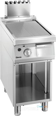 Bartscher Grillplaat Gas 700 B400 Geribbeld - 2855071 1