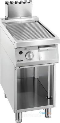 Bartscher Grillplaat Gas 700 B400 Geribbeld - 2855071 1