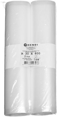 HENDI 297476 Vacuümzak met reliëf op rol, voor voedselopslag, , 2 st., 6000x300mm