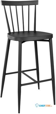 Bolero Windsor Aluminium Zwarte Hoge Krukken (pak van 2) - DX688