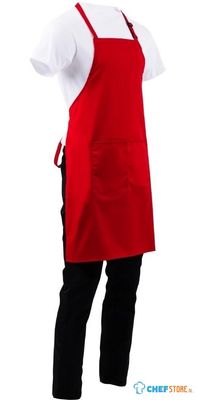 Colour by Chef Works halterschort rood - B196