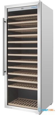 Polar G-Serie Enkele Zone Wijnkoelkast RVS 137 Flessen - GM888