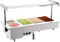 DROP-IN BAIN-MARIE Met BOWLS 4/1 - Combisteel 7178.2075