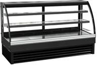 Koelvitrine B=2.0m | Schuifdeuren | Ronde voorruit | Combisteel 7450.0815