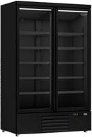 2 deurs Display koelkast | glasdeuren | zwart | Combisteel | 7455.2230