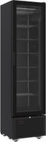 VRIESKAST 1 GLASDEUR ZWART 221L - Combisteel 7464.0052