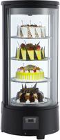 Roterende Koelvitrine 72L, 4 plateau's | LED | Combisteel | 7487.0160