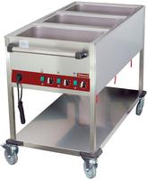 Verwarmde kar | 3 GN 1/1 | 3 temperaturen | CT331/D-N | Diamond