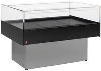Panoramische Gekoelde Self-Service Toonbank - GRIJS/ZWART - Diamond BN129/V-E8/T2
