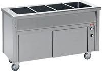 Diamond Bain-marie element op neutraal kast 4 GN 1/1 | BA15