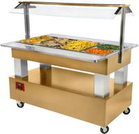 Warm Buffet B-Marie 4X1/1-150 Licht Eiken Ht | Diamond | BBM/4N-D1