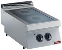 Elektrische vitrokeramische kookplaat 2 zones | 1700 line | Diamond | E17/2VC4T-N