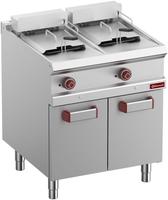 Elektrische Friteuse 2 Kuipen 13 Liter Op Kast - Diamond E7/F26A7-N