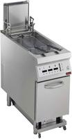 Digitale Gas Friteuse. Tank 23 Lt. S/armg. "oliefiltering" + Lift+ Autokok, Diamond G22/F23CFSA4-AC