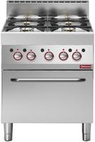 Gasfornuis 4 Branders Met Gasoven - Diamond G65/4BF7-N
