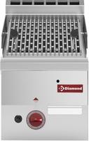 Lavasteengril Op Gas Met Braadrooster In Gietijzer -Top- - Diamond G60/GPL3T-N