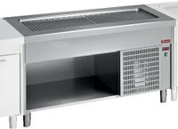 Diamond Element met ondiepe kuip op open kast 6x GN1/1 | S80/RPT23